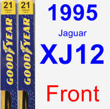 Front Wiper Blade Pack for 1995 Jaguar XJ12 - Premium