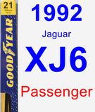 Passenger Wiper Blade for 1992 Jaguar XJ6 - Premium