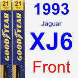 Front Wiper Blade Pack for 1993 Jaguar XJ6 - Premium