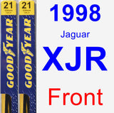 Front Wiper Blade Pack for 1998 Jaguar XJR - Premium