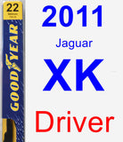 Driver Wiper Blade for 2011 Jaguar XK - Premium