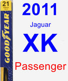 Passenger Wiper Blade for 2011 Jaguar XK - Premium