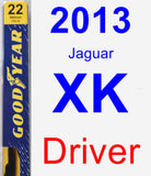 Driver Wiper Blade for 2013 Jaguar XK - Premium