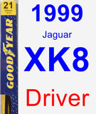 Driver Wiper Blade for 1999 Jaguar XK8 - Premium