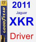 Driver Wiper Blade for 2011 Jaguar XKR - Premium