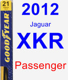 Passenger Wiper Blade for 2012 Jaguar XKR - Premium