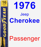 Passenger Wiper Blade for 1976 Jeep Cherokee - Premium