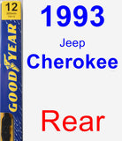 Rear Wiper Blade for 1993 Jeep Cherokee - Premium