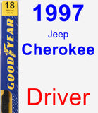 Driver Wiper Blade for 1997 Jeep Cherokee - Premium