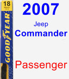 Passenger Wiper Blade for 2007 Jeep Commander - Premium
