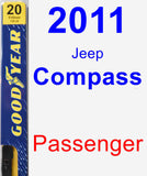 Passenger Wiper Blade for 2011 Jeep Compass - Premium