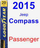 Passenger Wiper Blade for 2015 Jeep Compass - Premium