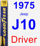 Driver Wiper Blade for 1975 Jeep J10 - Premium