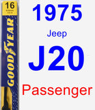 Passenger Wiper Blade for 1975 Jeep J20 - Premium