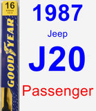 Passenger Wiper Blade for 1987 Jeep J20 - Premium