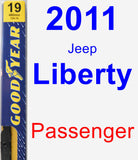 Passenger Wiper Blade for 2011 Jeep Liberty - Premium