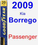 Passenger Wiper Blade for 2009 Kia Borrego - Premium