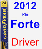Driver Wiper Blade for 2012 Kia Forte - Premium