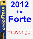 Passenger Wiper Blade for 2012 Kia Forte - Premium