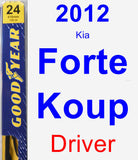 Driver Wiper Blade for 2012 Kia Forte Koup - Premium