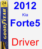 Driver Wiper Blade for 2012 Kia Forte5 - Premium