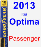 Passenger Wiper Blade for 2013 Kia Optima - Premium