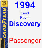 Passenger Wiper Blade for 1994 Land Rover Discovery - Premium