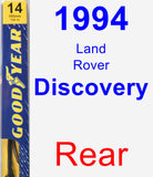 Rear Wiper Blade for 1994 Land Rover Discovery - Premium