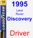 Driver Wiper Blade for 1995 Land Rover Discovery - Premium