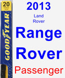 Passenger Wiper Blade for 2013 Land Rover Range Rover - Premium