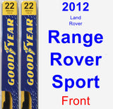 Front Wiper Blade Pack for 2012 Land Rover Range Rover Sport - Premium