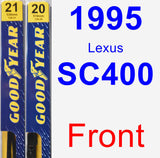 Front Wiper Blade Pack for 1995 Lexus SC400 - Premium