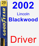 Driver Wiper Blade for 2002 Lincoln Blackwood - Premium