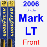 Front Wiper Blade Pack for 2006 Lincoln Mark LT - Premium