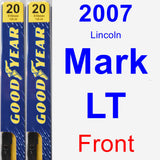 Front Wiper Blade Pack for 2007 Lincoln Mark LT - Premium