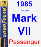 Passenger Wiper Blade for 1985 Lincoln Mark VII - Premium