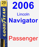 Passenger Wiper Blade for 2006 Lincoln Navigator - Premium