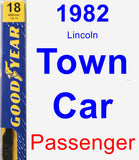 Passenger Wiper Blade for 1982 Lincoln Town Car - Premium