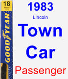 Passenger Wiper Blade for 1983 Lincoln Town Car - Premium