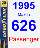 Passenger Wiper Blade for 1995 Mazda 626 - Premium