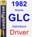 Driver Wiper Blade for 1982 Mazda GLC - Premium