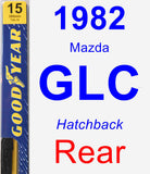 Rear Wiper Blade for 1982 Mazda GLC - Premium