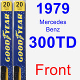 Front Wiper Blade Pack for 1979 Mercedes-Benz 300TD - Premium