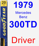 Driver Wiper Blade for 1979 Mercedes-Benz 300TD - Premium