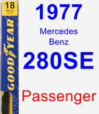 Passenger Wiper Blade for 1977 Mercedes-Benz 280SE - Premium