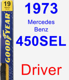 Driver Wiper Blade for 1973 Mercedes-Benz 450SEL - Premium