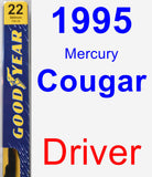 Driver Wiper Blade for 1995 Mercury Cougar - Premium