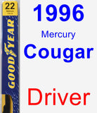 Driver Wiper Blade for 1996 Mercury Cougar - Premium