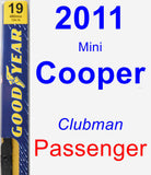 Passenger Wiper Blade for 2011 Mini Cooper - Premium