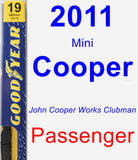 Passenger Wiper Blade for 2011 Mini Cooper - Premium